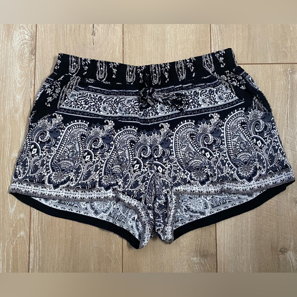 Black & White Shorts